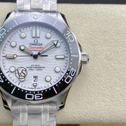 Omega Seamaster Diver 300M Co-Axial Master Chronometer 42mm White Dial