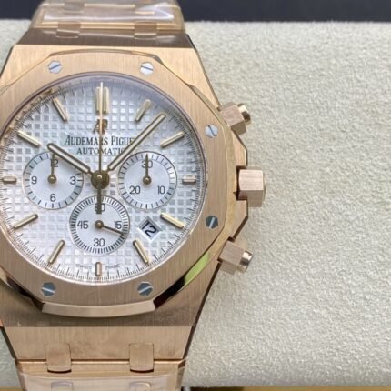 Audemars Piguet Royal Oak Chronograph Rose Gold on 904L Steel -  Sup