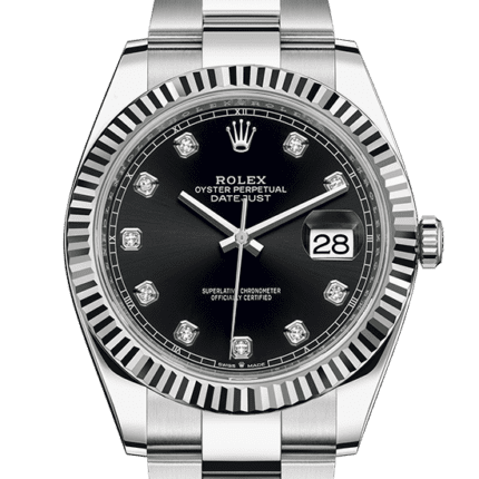 best discount rolex Datejust Oyster 41 mm Oystersteel and white gold