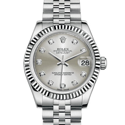 buy rolex Datejust Oyster 31 mm Oystersteel and white gold