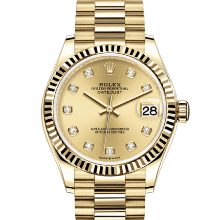 sale rolex Datejust Oyster 31 mm yellow gold