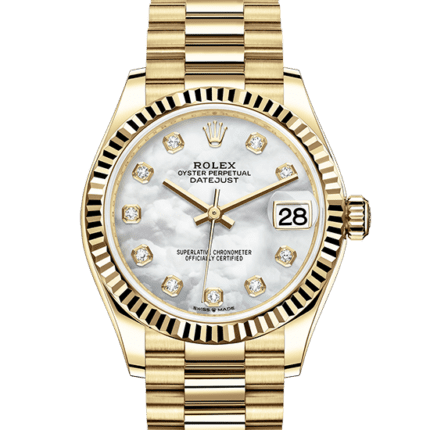 discounted rolex Datejust Oyster 31 mm yellow gold
