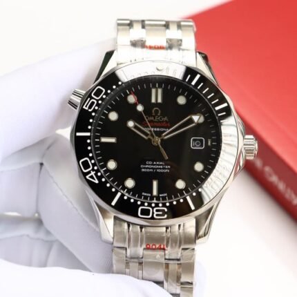 Omega Seamaster Black dial 007 Automatic- 42mm -Replica watches
