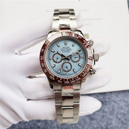 Rolex Daytona Icy Blue/ Automatic Movement/ Luxury Rolex Watch- 39mm -Replica Watches