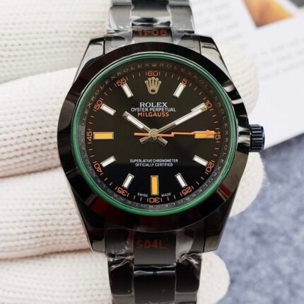 Rolex Milguess Black Dial / Automatic Movement/ Luxury Rolex Watch- 40mm -Replica Watches