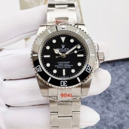 Rolex Submariner Black Dial / Automatic Movement/ Luxury Rolex watch/ Dateless - 40mm -Replica Watches