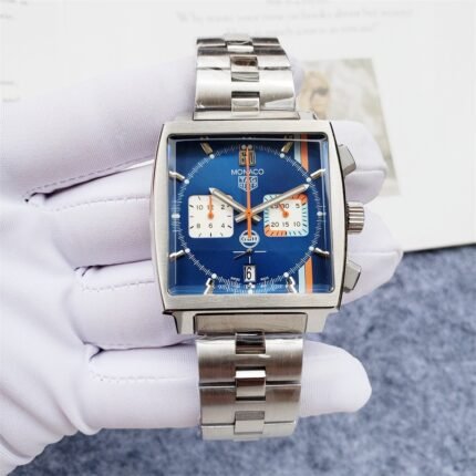 Tag Heuer Monaco Gulf/ Chronograph/ Luxury Tag Watch For Men-s- 39mm -Replica watches
