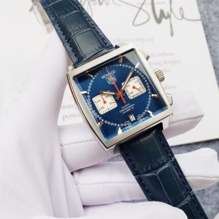 Tag Heuer Monaco Blue Dial/ Chronograph/ Luxury Tag Watch For Men-s- 39mm -Replica watches