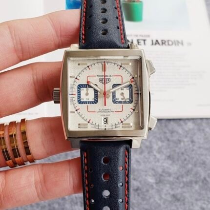 Tag Heuer Monaco White Dial / Chronograph/ Luxury Tag Watch For Men-s- 39mm -Replica watches