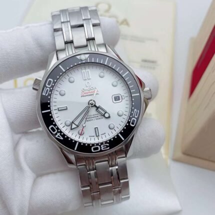 Omega Seamaster white dial/ Automatic Movement/ luxury Omega watches for Men's- 42mm -Replica watches