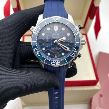 Omega Seamaster Rubber Strap/ Chronograph / luxury Omega watches for Men's- 42mm -Replica watches