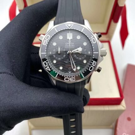 Omega Seamaster Rubber Strap/ Chronograph / luxury Omega watches for Men's- 42mm-Replica watches