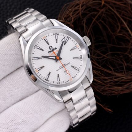 Omega Seamaster white dial/ Automatic Movement/ luxury Omega watches for Men's- 41mm -Replica watches