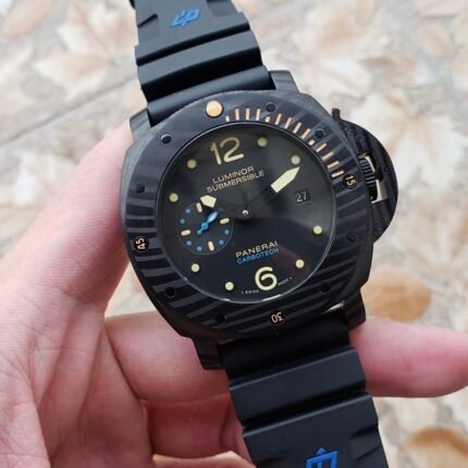 Panerai Luminor Submersible Carbotech/ Automatic Movement/ Amazing Panerai luxury watch for men's -Replica watches