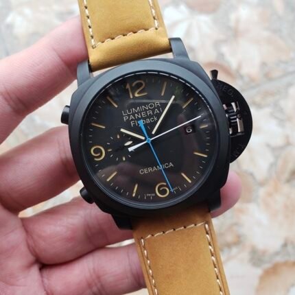 Panerai Luminor Flyback Ceramica/ Automatic Movement/ Amazing Panerai luxury watch for men's -Replica watches