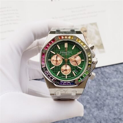 AP Audemars Piguet Silver Stainless Steel/ AP Automatic movements- 42mm -Replica watches