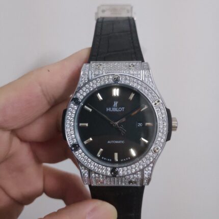 Hublot Geneva Big Bang Leather strap Automatic Movement Iced -Replica watches