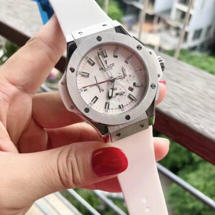 Hublot Geneva Big Bang White Rubber strap Chronograph - 42mm -Replica watches