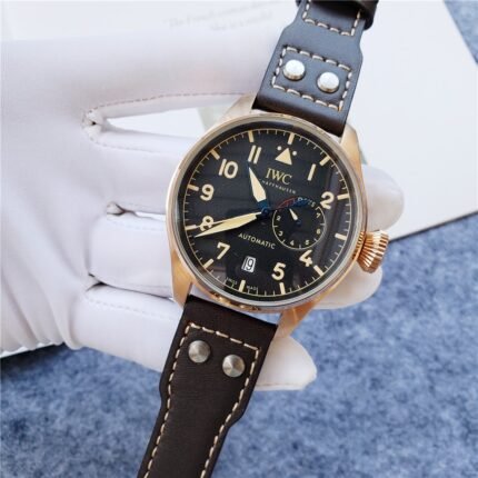 IWC Schaffhausen Automatic movement Leather strap -Replica watches