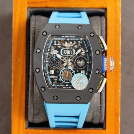 Richard Millie Automatic Movement Rubber strap RM -Replica watches